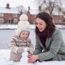 Bonnet bébé d’hiver doublé coton à cache-oreilles — vue 14
