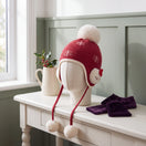 Bonnet bébé d’hiver doublé coton à cache-oreilles — vue 10