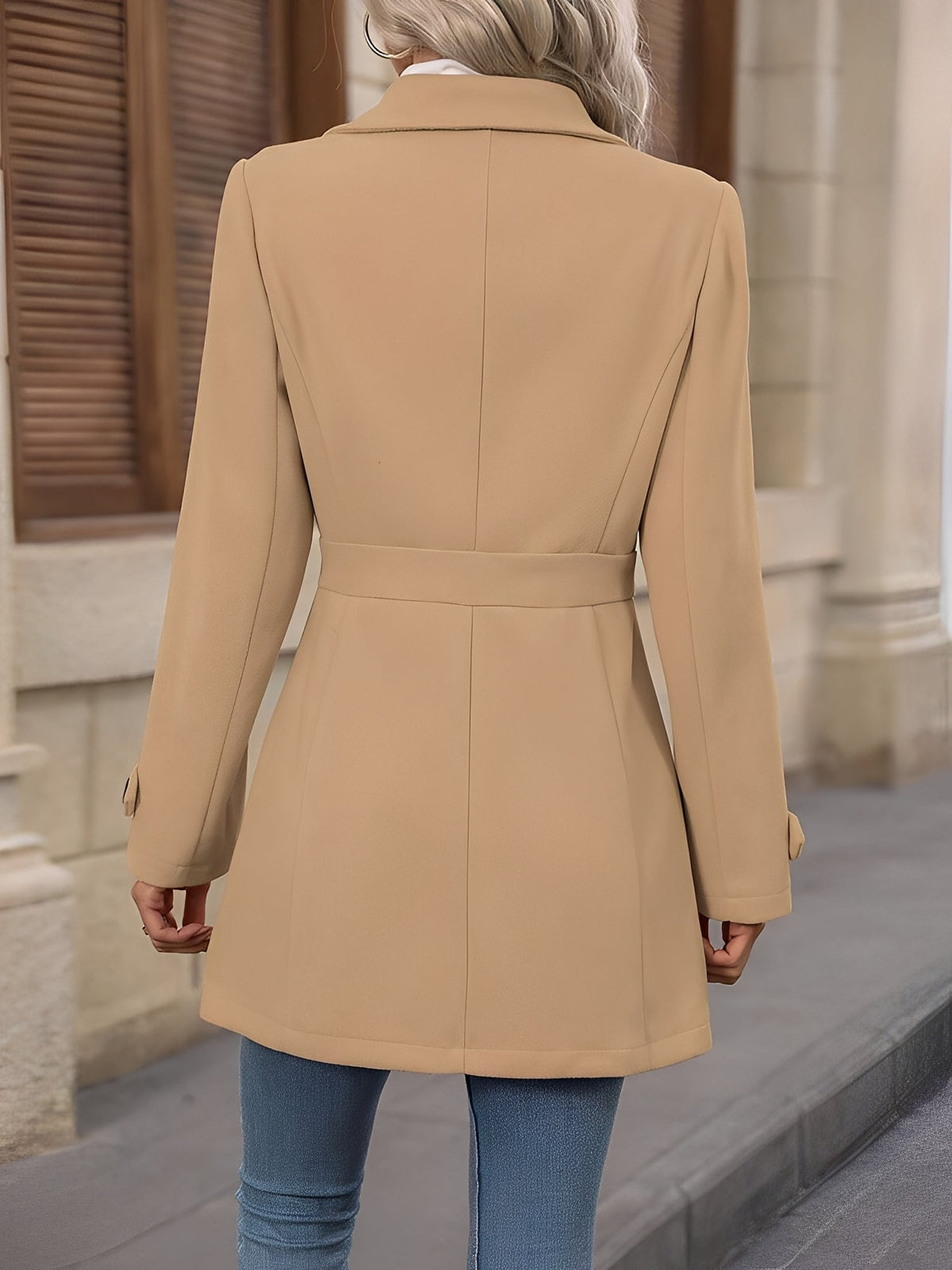 Evelyn — Manteau à pattes de taille réglables — Amielle Paris