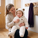 Combinaison bébé en flanelle à capuche ours — vue 7