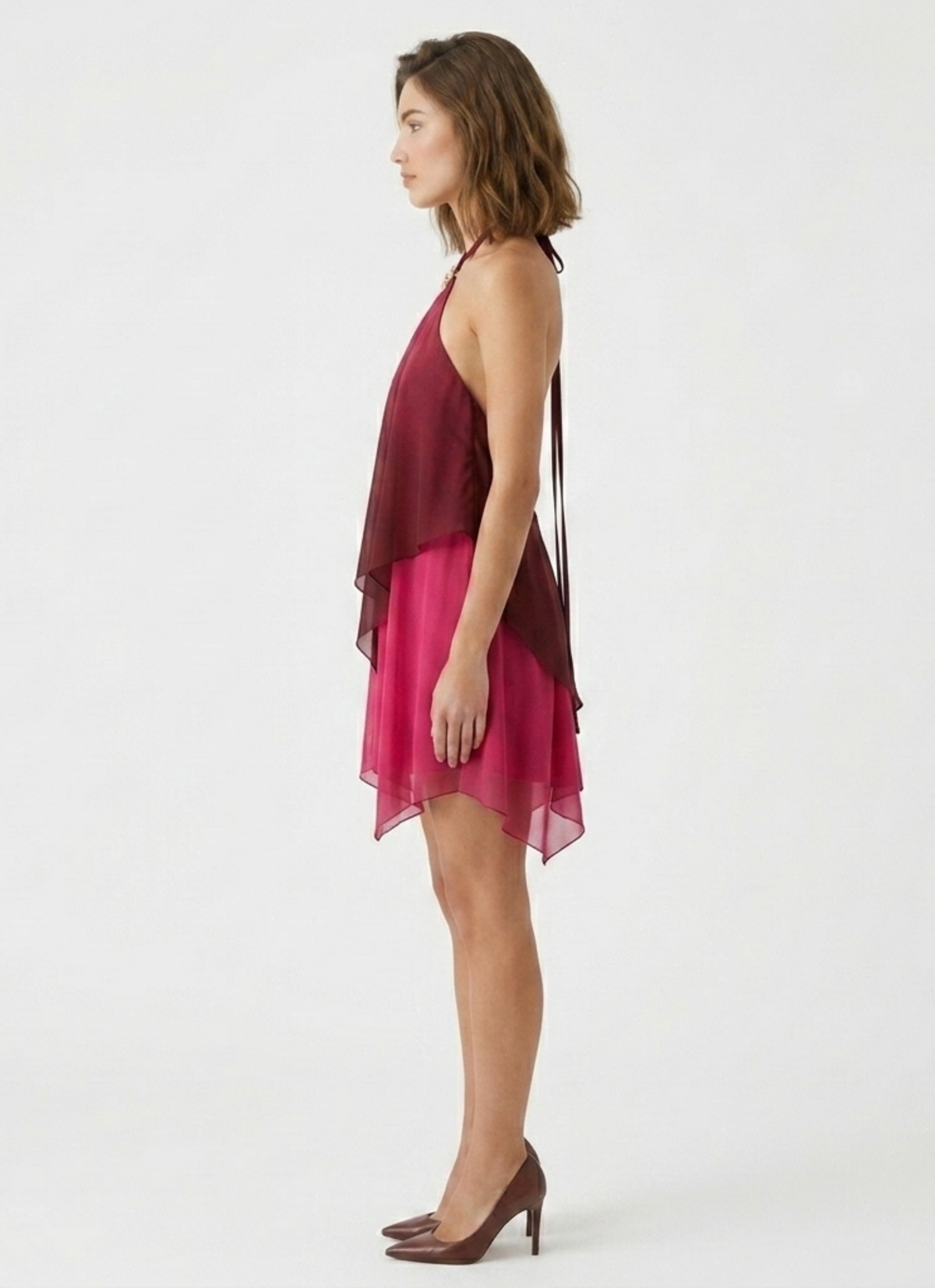 Juliana — Robe courte dégradée à dos nu — Amielle Paris