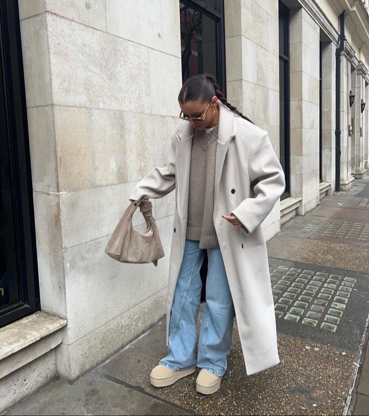 Manteau long à coupe ample — vue 7