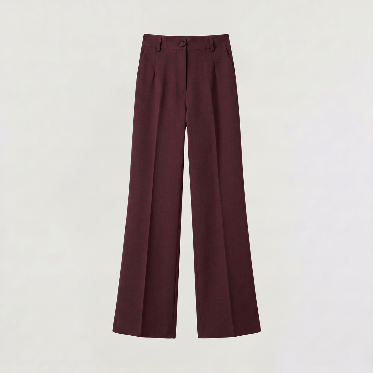 Pantalon large taille haute à finition tailleur — Amielle Paris — vue 7