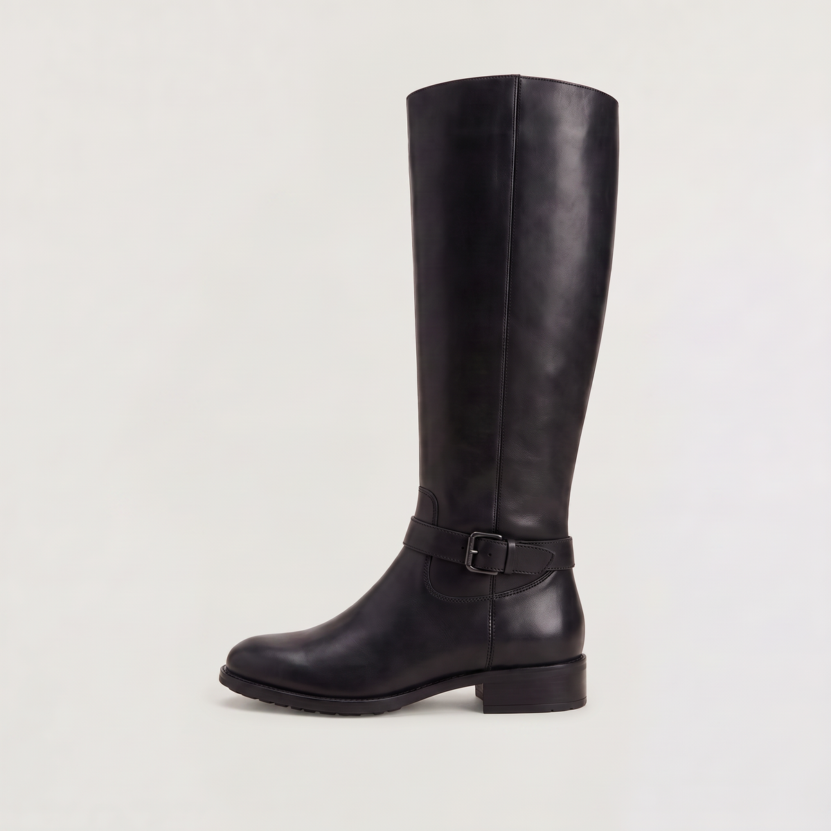 Bottes cavalières à bride et zip intérieur — Amielle Paris — vue 1