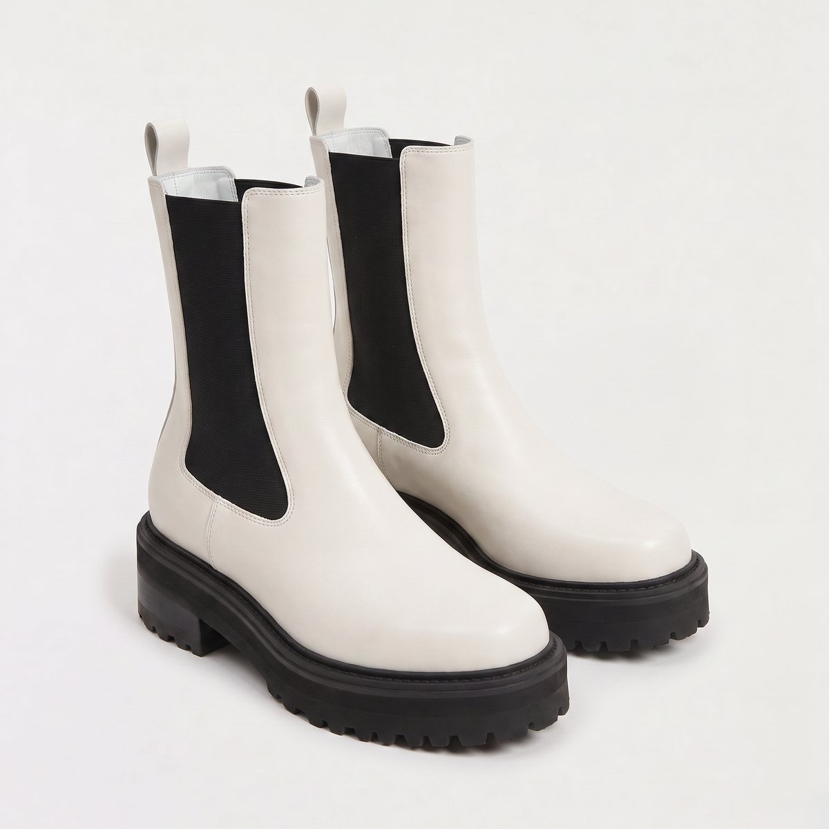 Bottines Chelsea bicolores à plateforme — Amielle Paris — vue 4