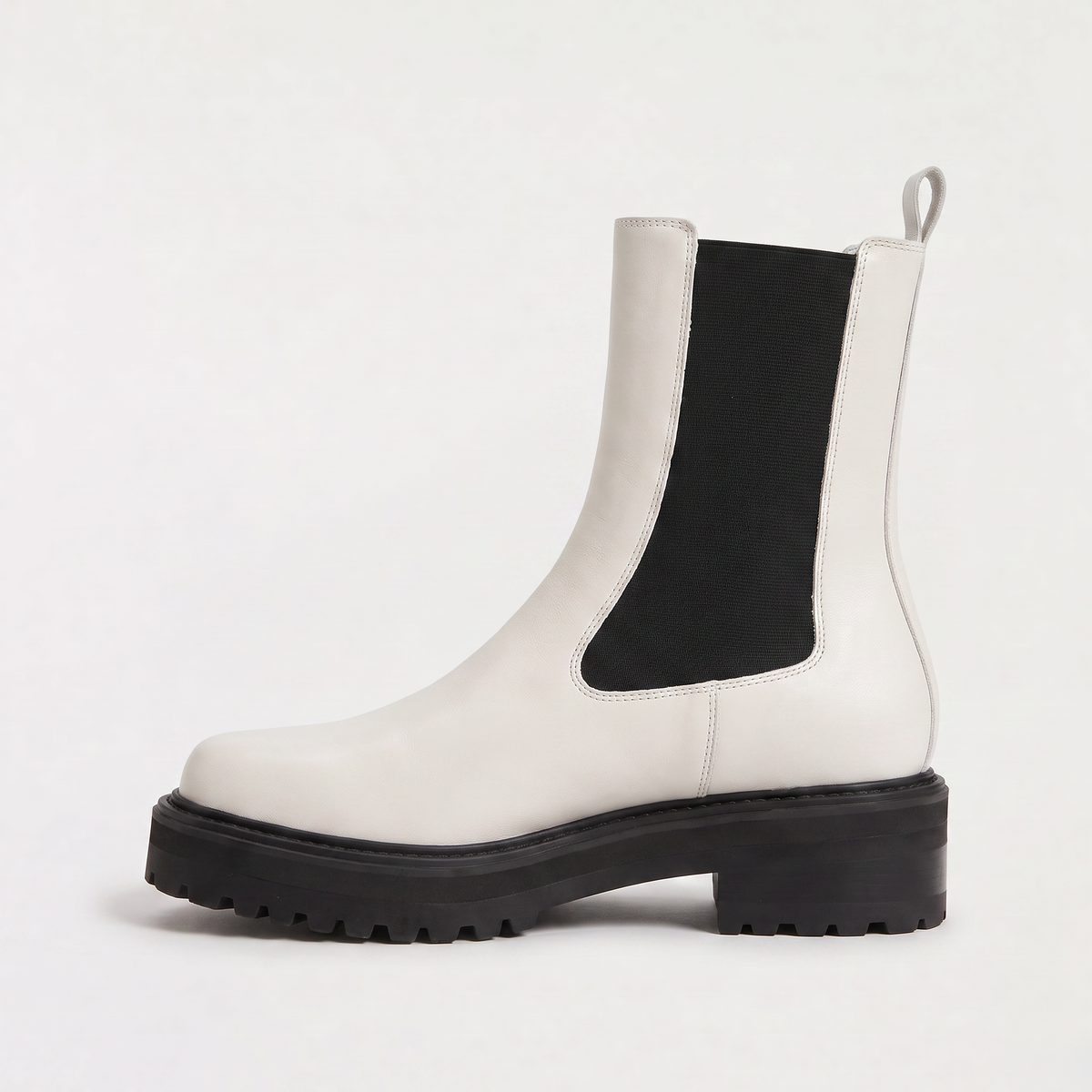 Bottines Chelsea bicolores à plateforme — Amielle Paris — vue 1