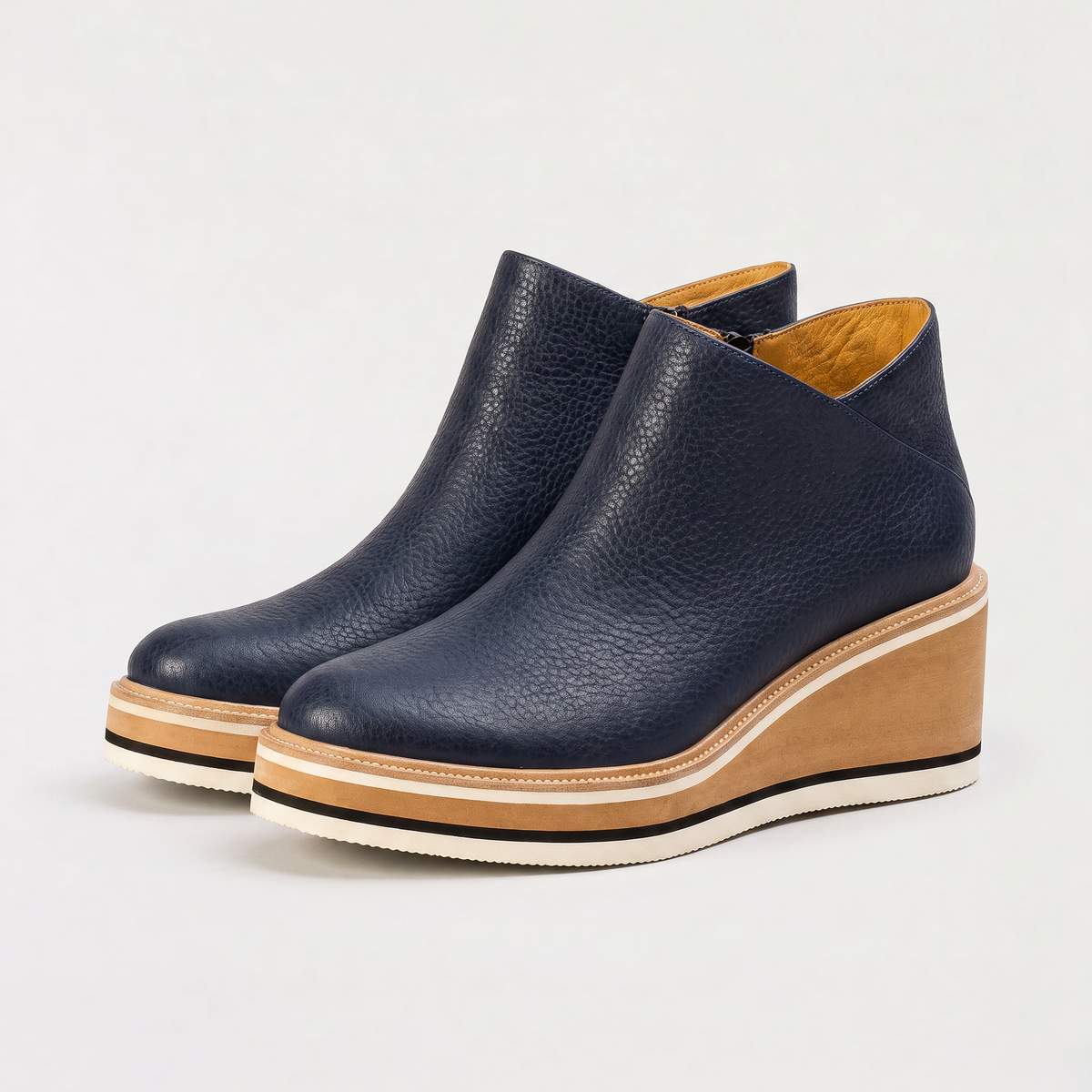 Bottines à zip latéral et ligne épurée — Amielle Paris — vue 4