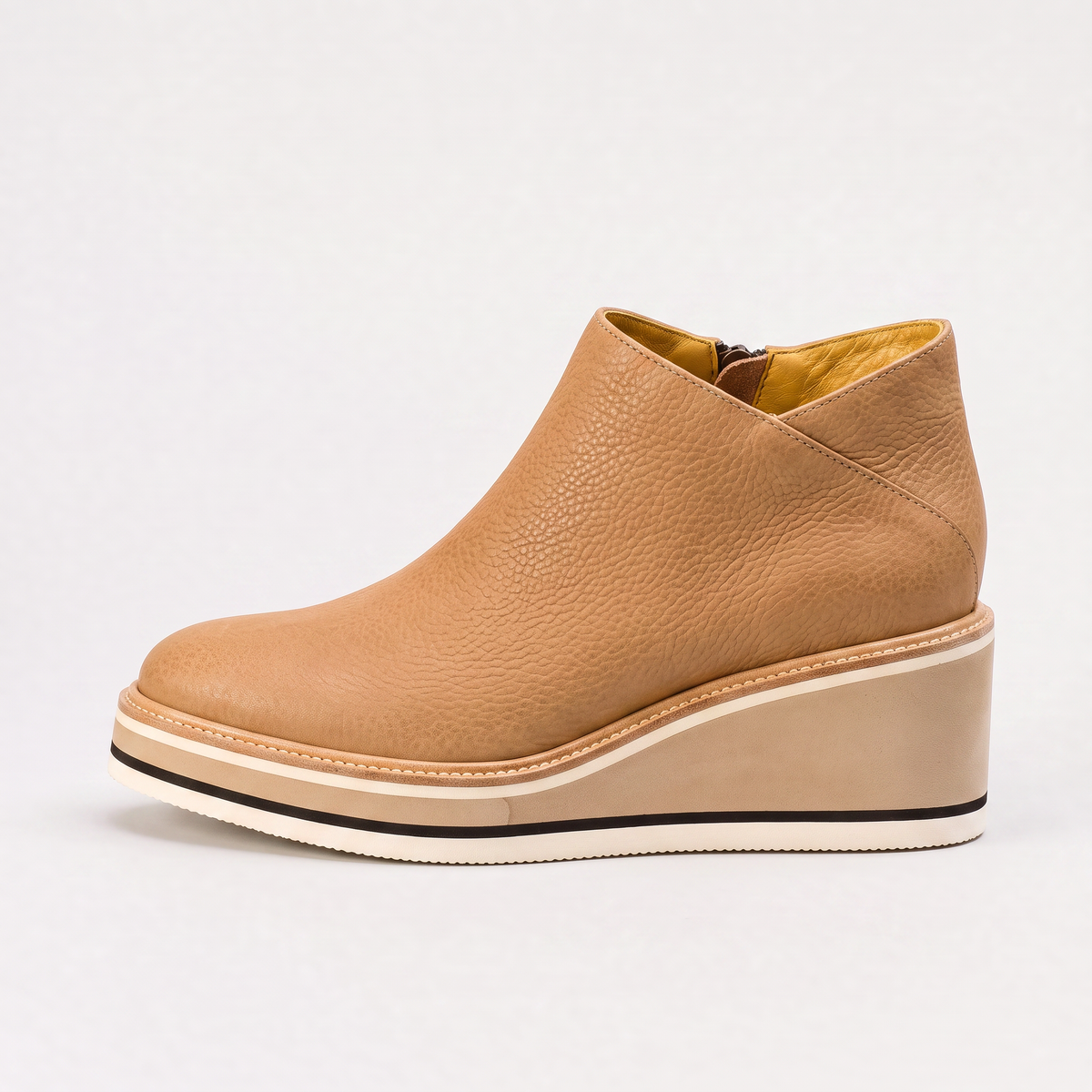 Bottines à zip latéral et ligne épurée — Amielle Paris — vue 9