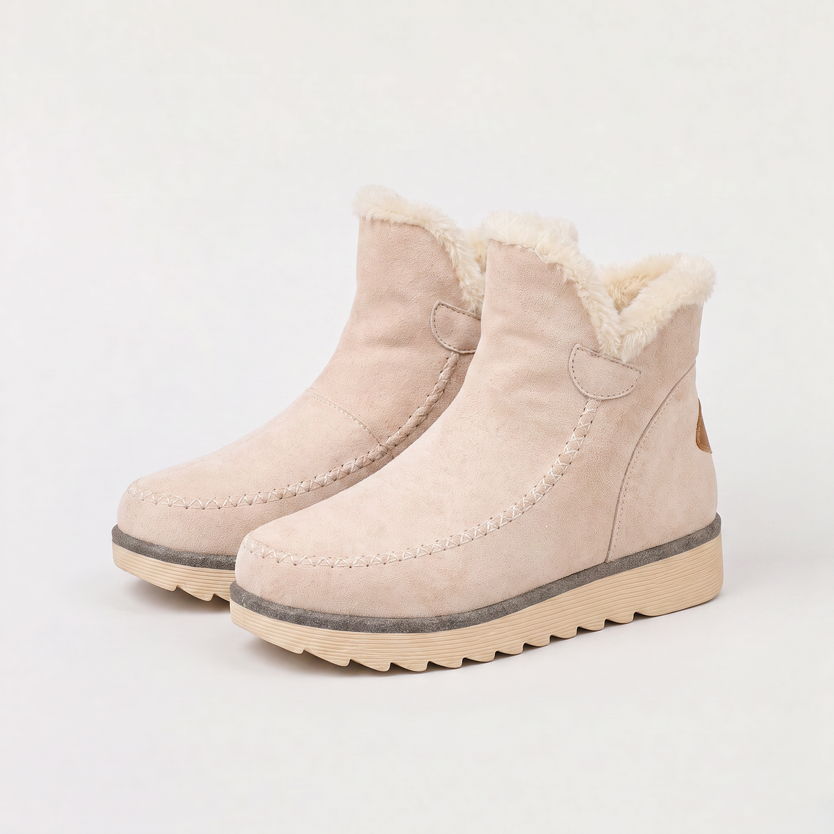 Bottes d’hiver doublées de polaire à semelle crantée — Amielle Paris — vue 4