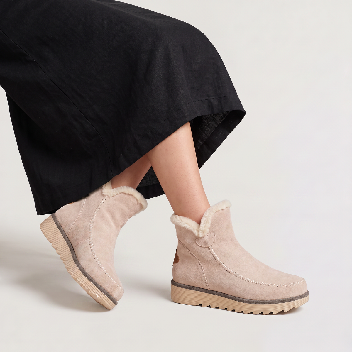Bottes d’hiver doublées de polaire à semelle crantée — Amielle Paris — vue 5