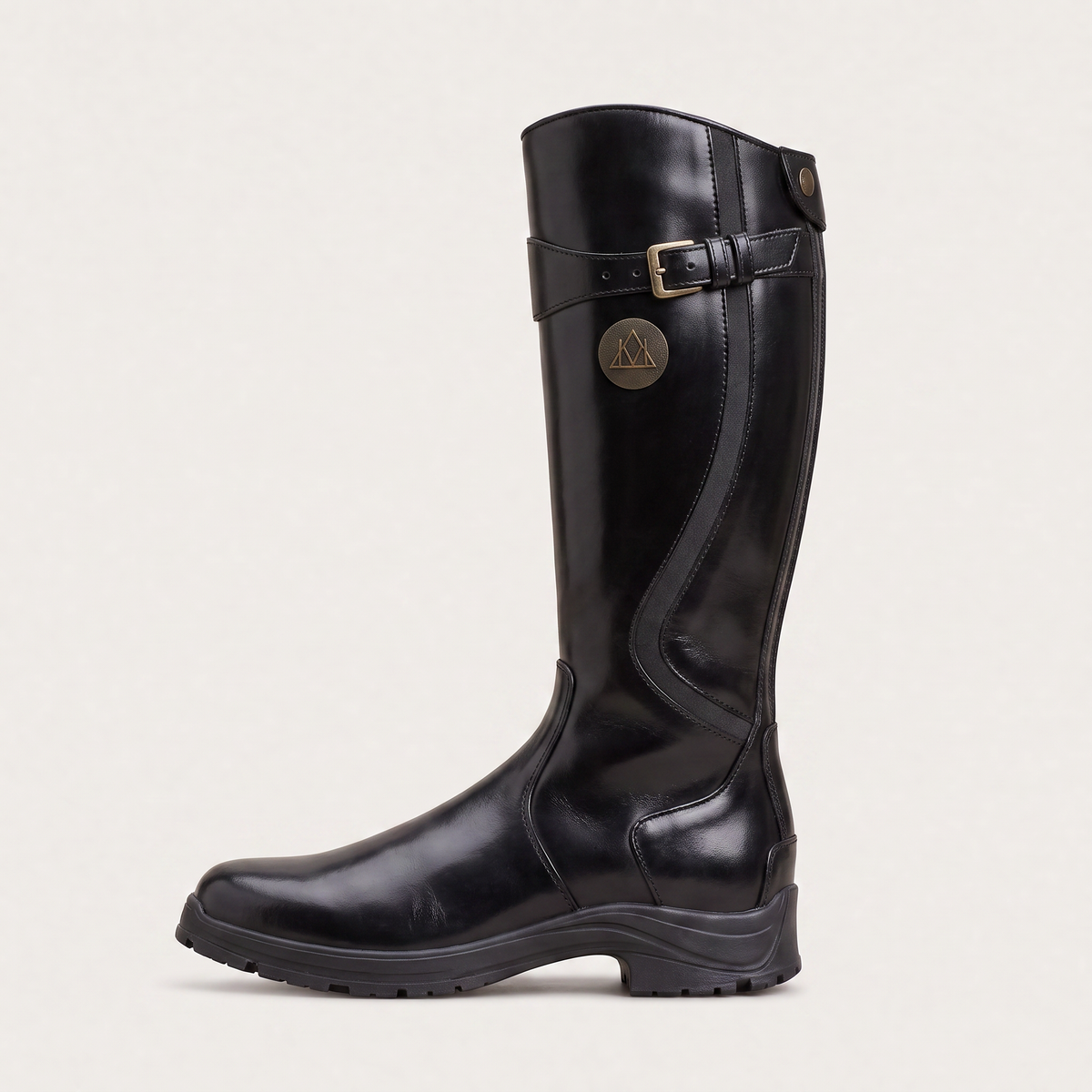 Bottes cavalières à boucle et semelle crantée — Amielle Paris — vue 5