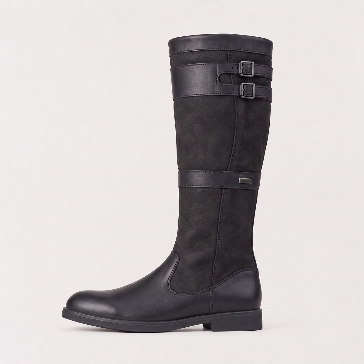 Bottes hautes à doubles boucles et panneaux contrastés — Amielle Paris — vue 6
