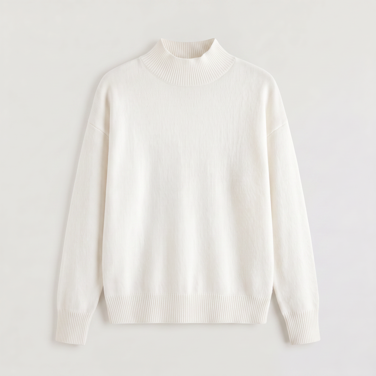 Pull en maille fine à col montant — Amielle Paris — vue 7