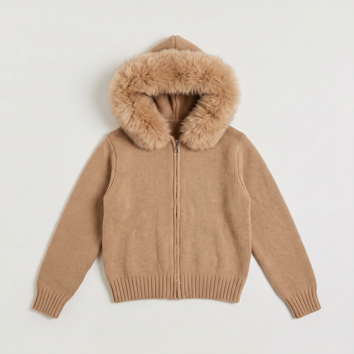 Veste en laine mélangée à col amovible — Amielle Paris — vue 7