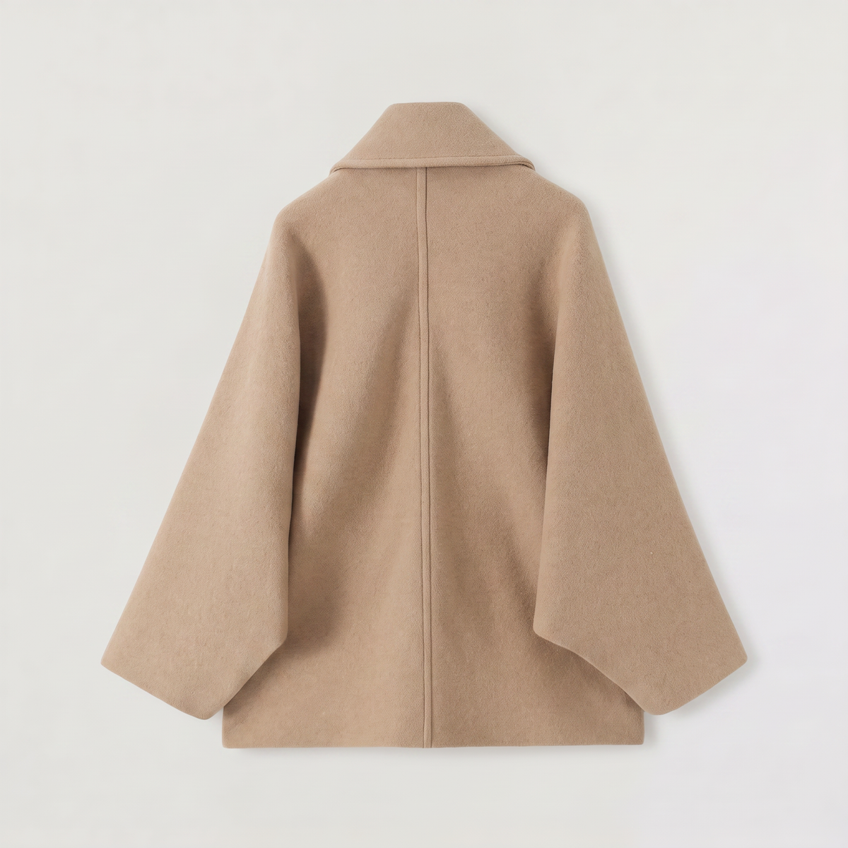 Manteau long ample à doublure contrastée — Amielle Paris — vue 8