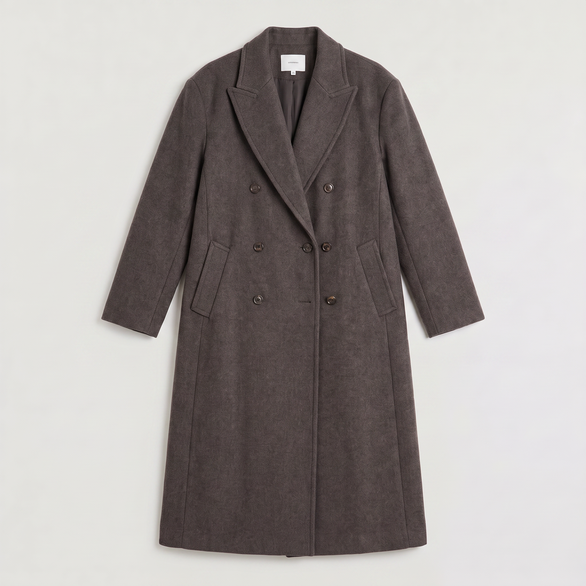 Manteau long ample à double boutonnage — Amielle Paris — vue 6