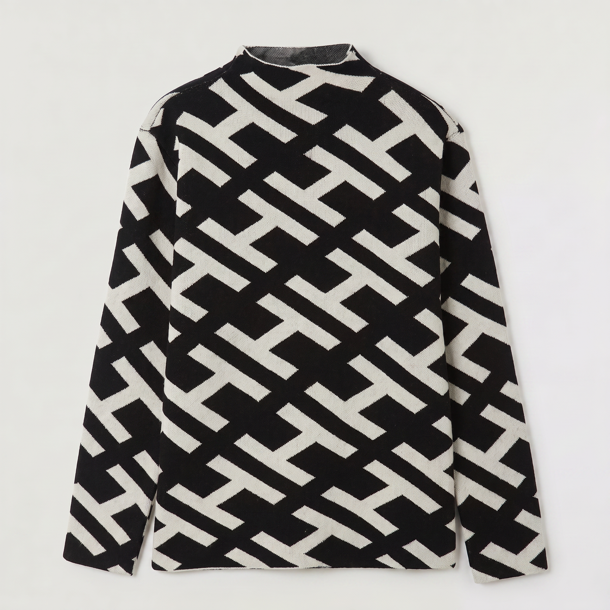 Pull à col roulé en maille aspect velours — Amielle Paris — vue 7