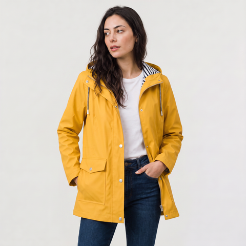 Veste légère à capuche réglable