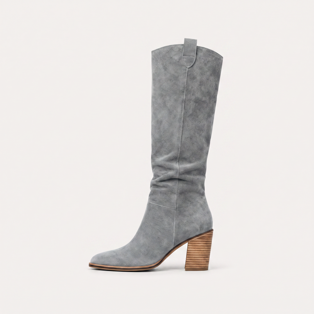 Bottes hautes en simili cuir à semelle rembourrée — Amielle Paris — vue 6
