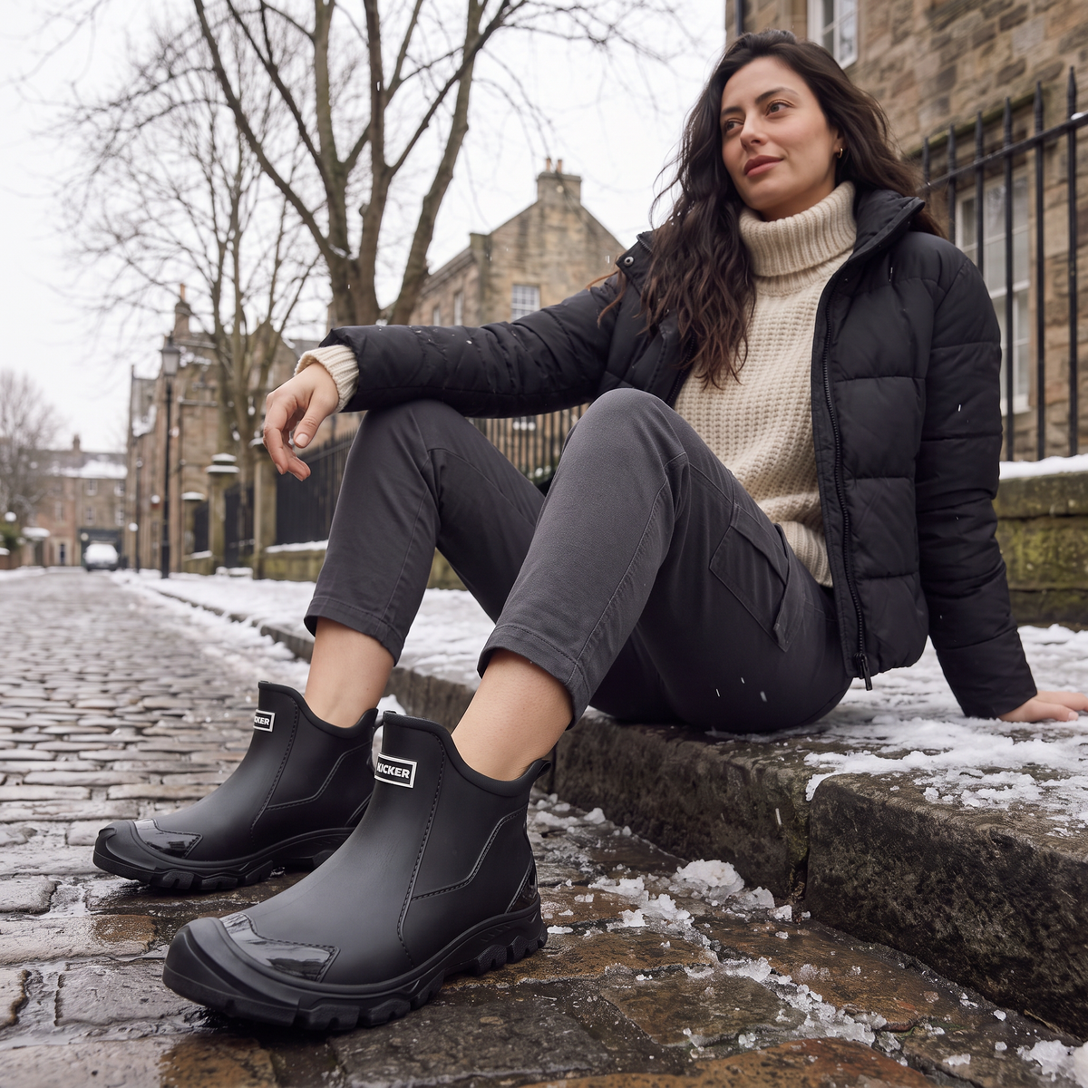 Bottines Chelsea à semelle crantée — Amielle Paris — vue 2
