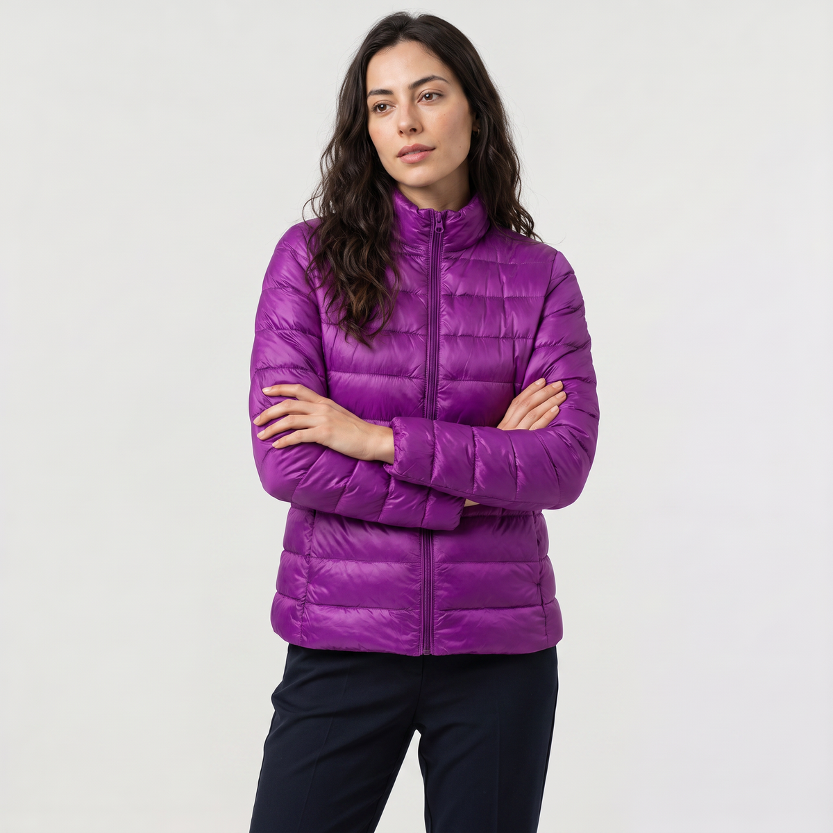Veste matelassée légère à col montant — Amielle Paris — vue 1