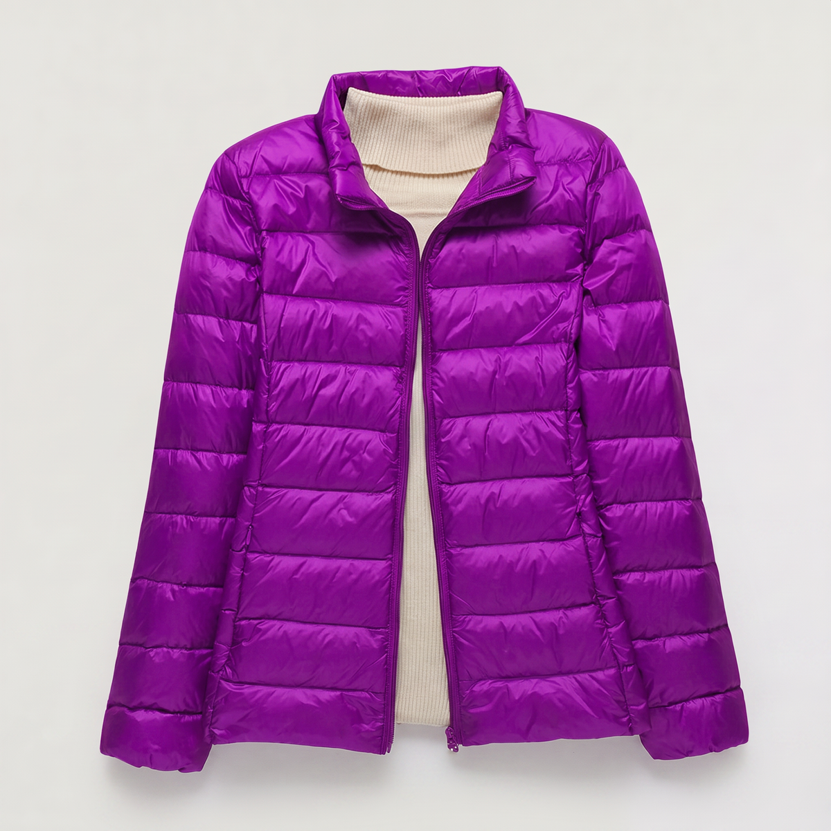 Veste matelassée légère à col montant — Amielle Paris — vue 6