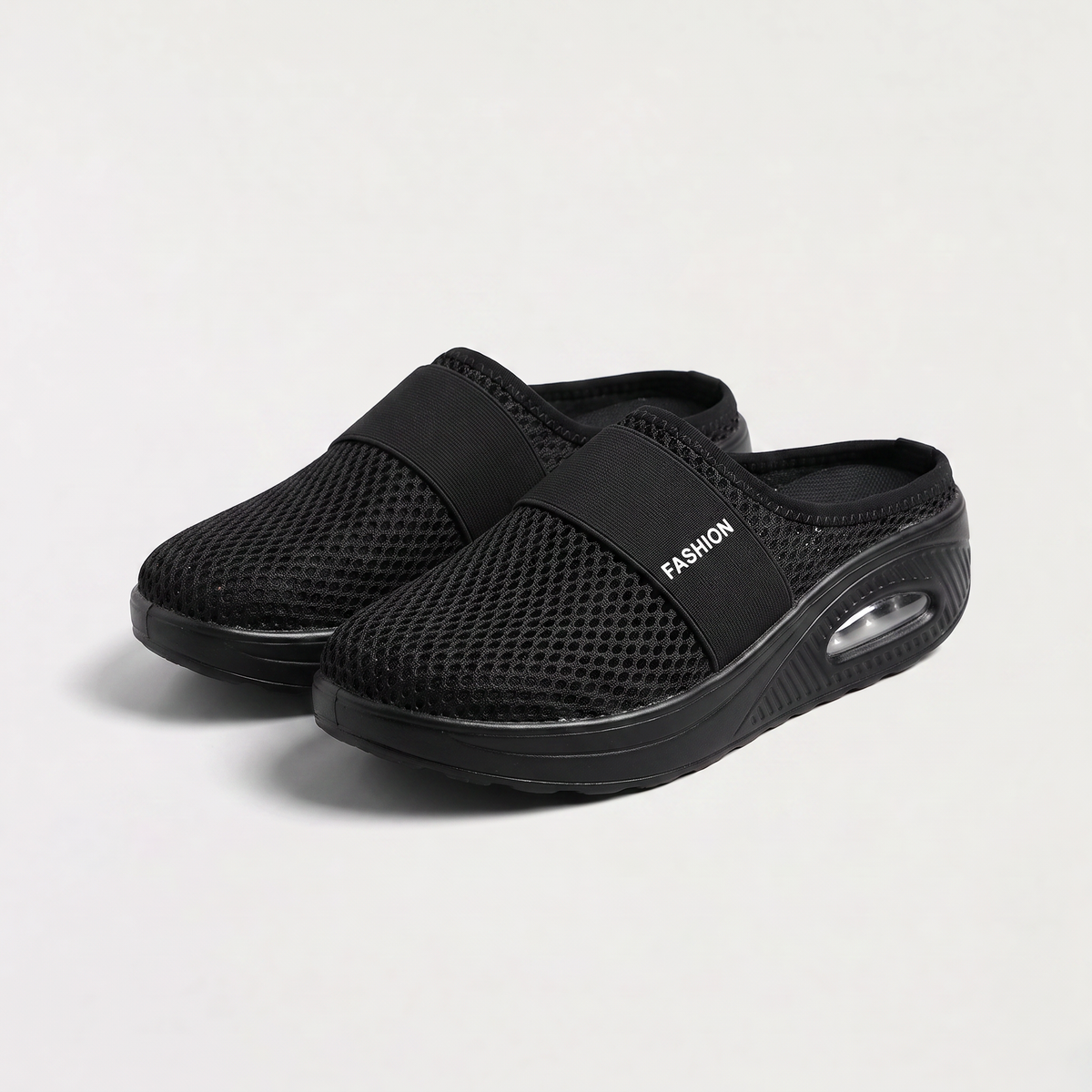 Baskets ouvertes au talon en maille — Amielle Paris — vue 4