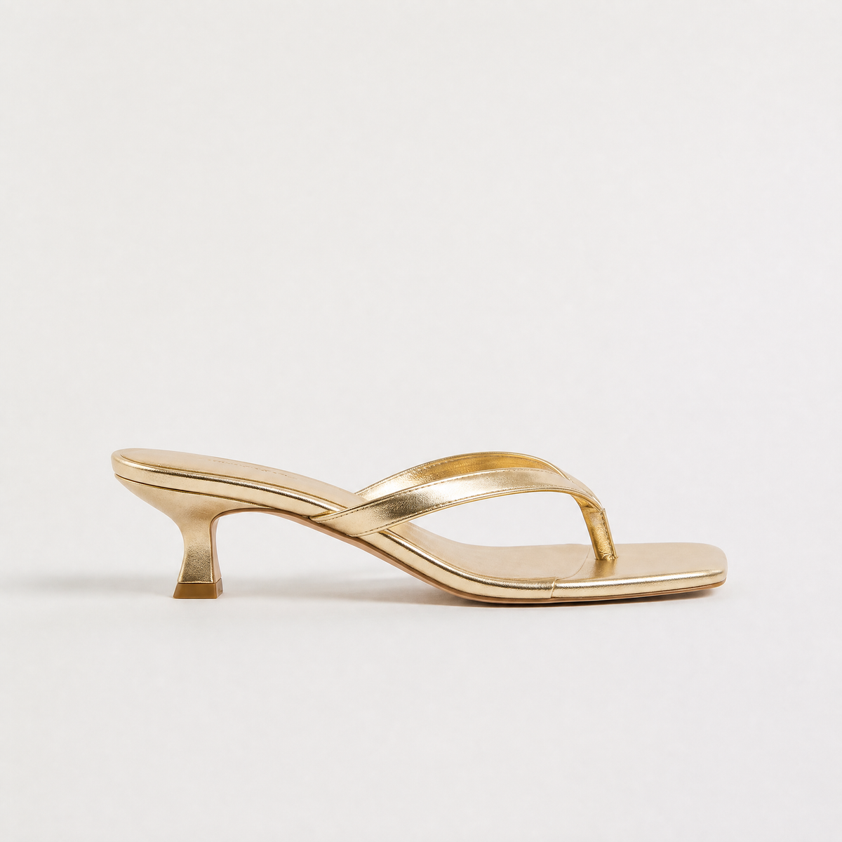 Mules à brides fines, bout carré et petit talon — Amielle Paris — vue 6