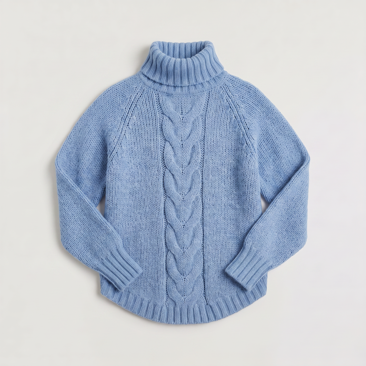 Pull à col roulé et panneau torsadé central — Amielle Paris — vue 6