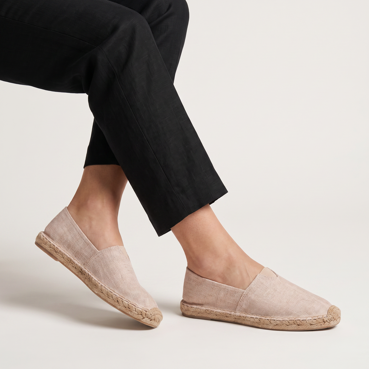 Espadrilles à enfiler et semelle effet corde — Amielle Paris — vue 5