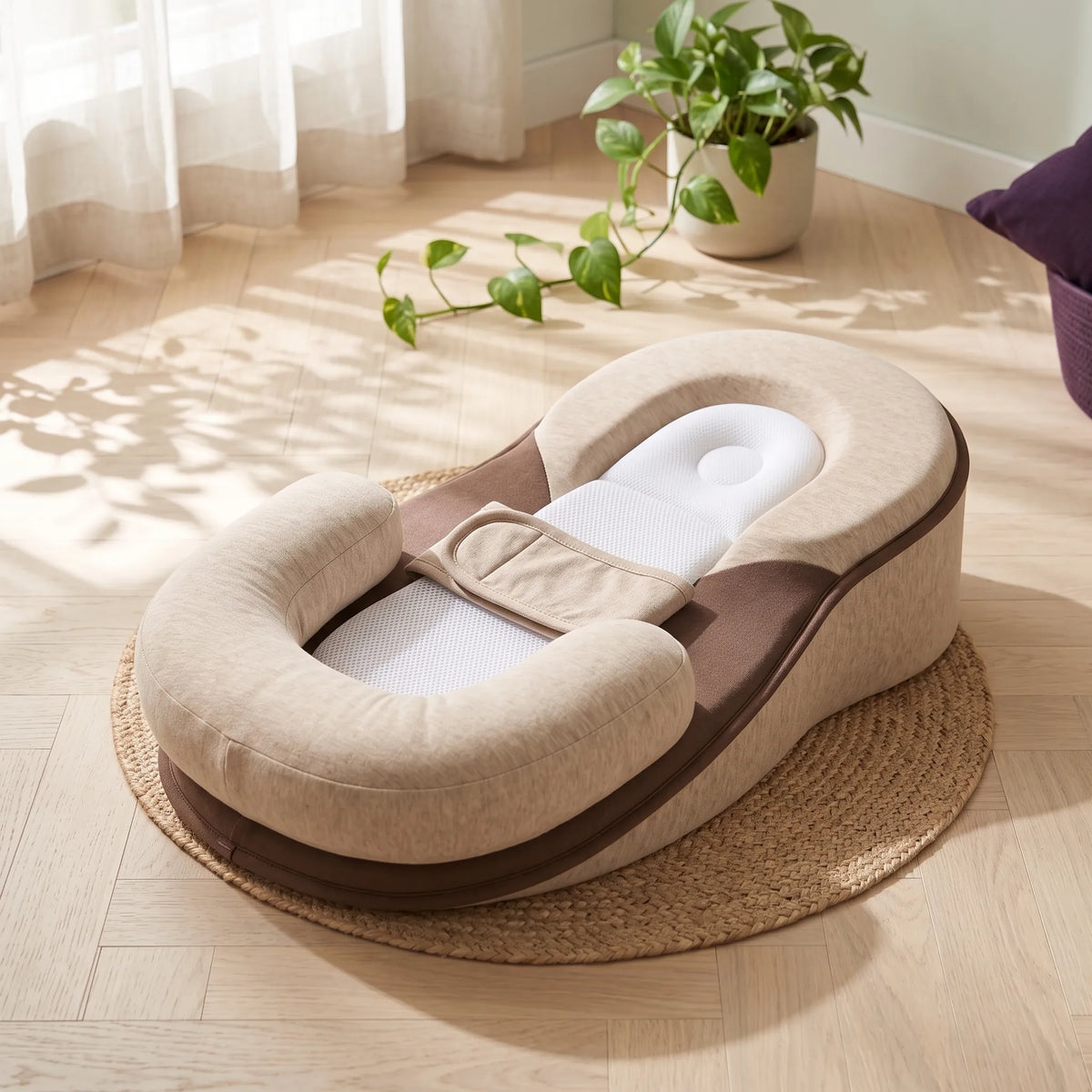 Coussin bébé incliné avec housse en coton — vue 16