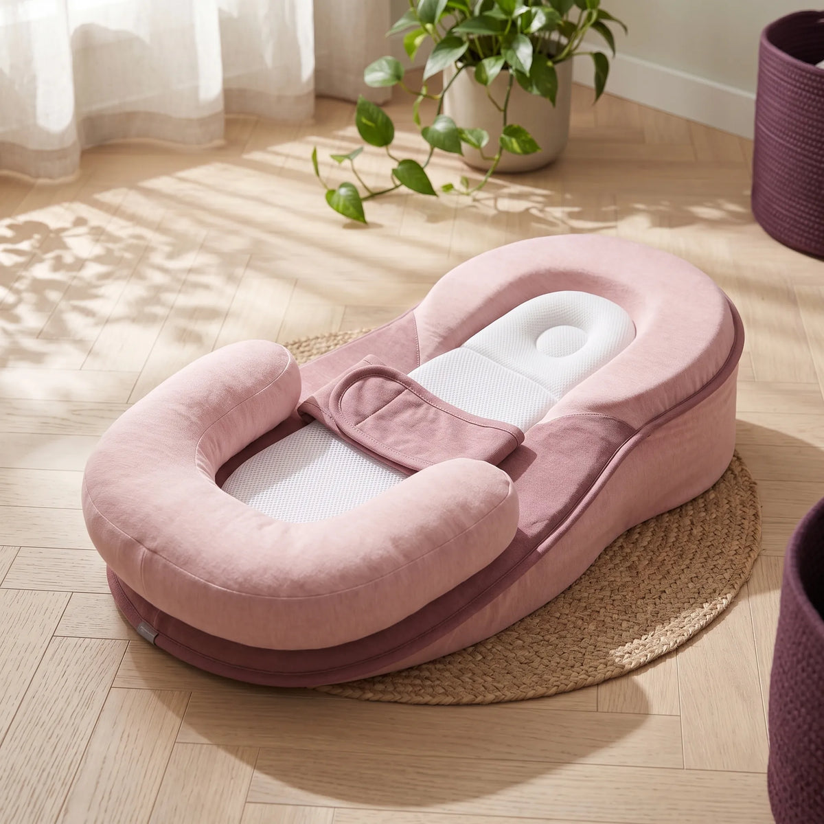Coussin bébé incliné avec housse en coton — vue 12