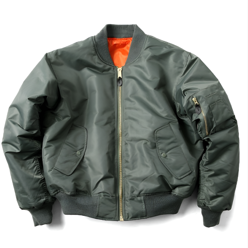 Lucas — Bomber femme zippé à poche de manche — Amielle Paris