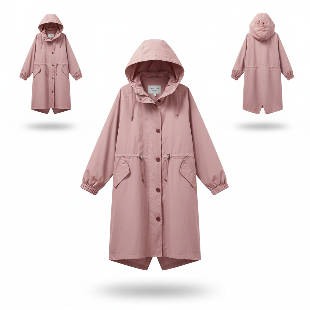 Ruth — Veste légère déperlante à capuche — Amielle Paris