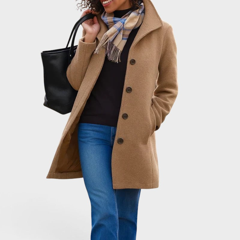 Guillemette | Manteau droit à revers