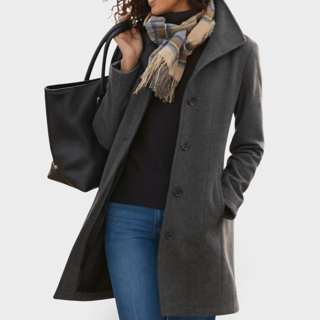 Guillemette | Manteau droit à revers