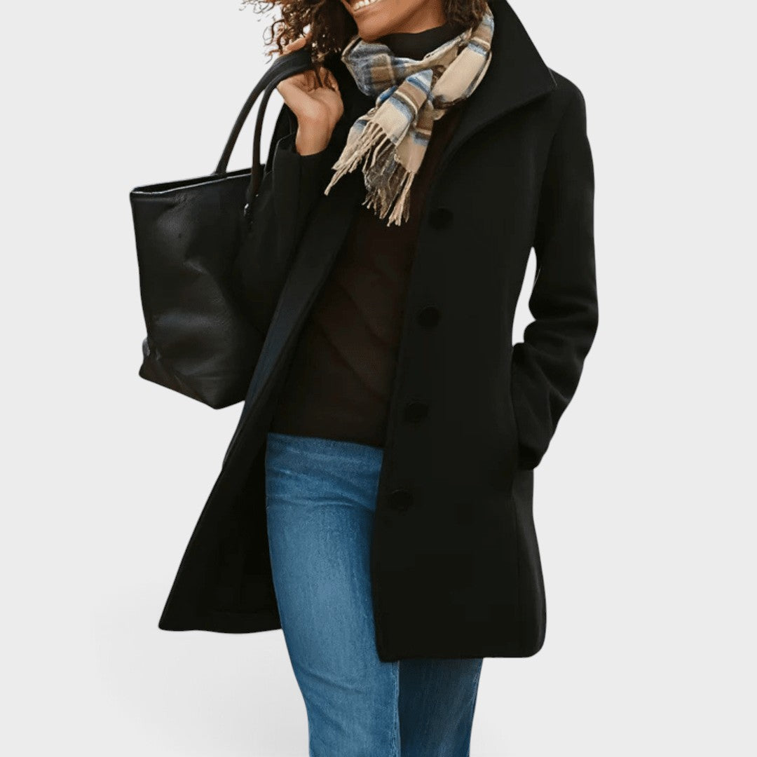 Guillemette | Manteau droit à revers