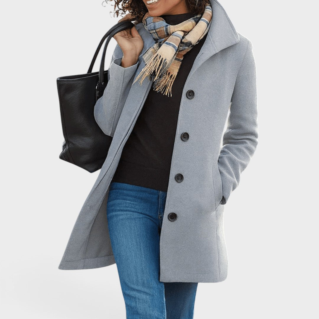 Guillemette | Manteau droit à revers