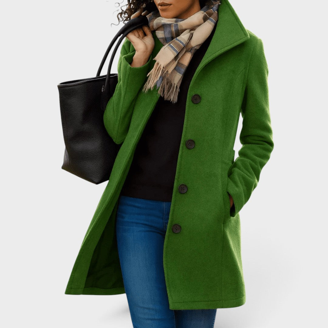 Guillemette | Manteau droit à revers