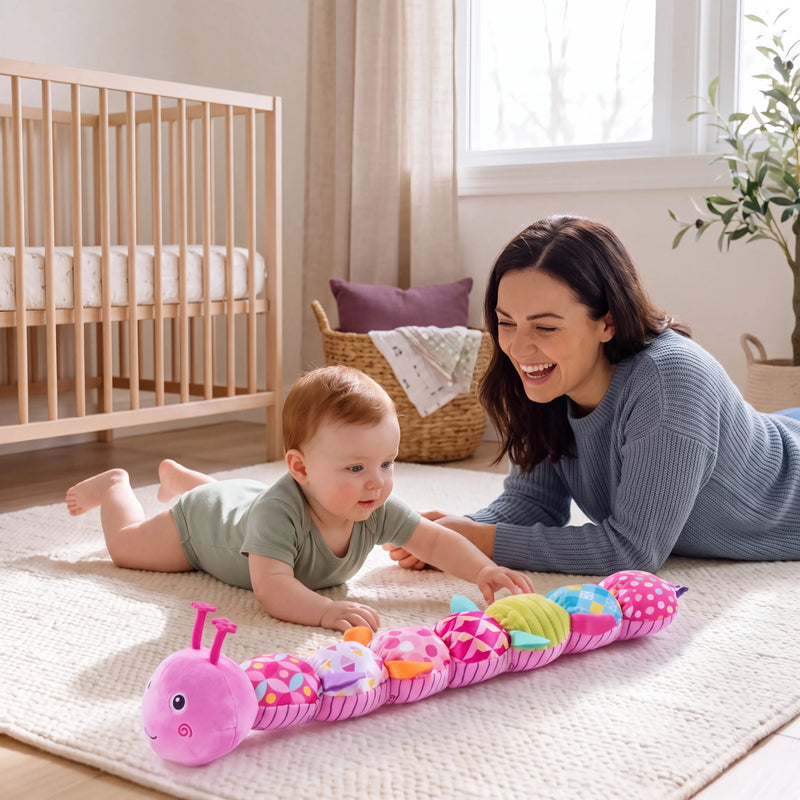 Chenille musicale et sensorielle bébé — 54 cm — vue 1
