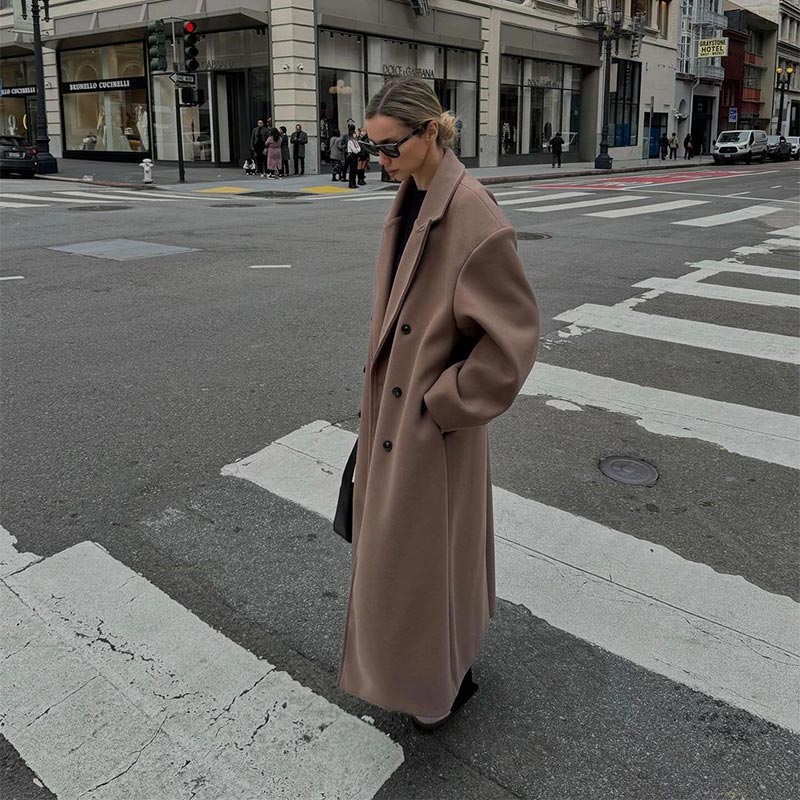 Manteau long à coupe ample — vue 13