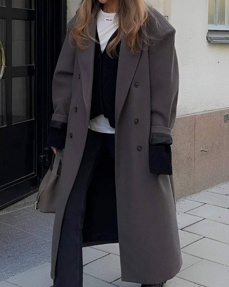 Manteau long à coupe ample — vue 4