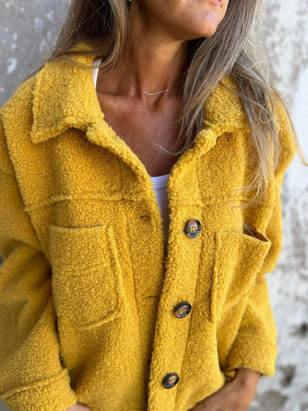 Catalina — Veste texturée boutonnée — vue 2
