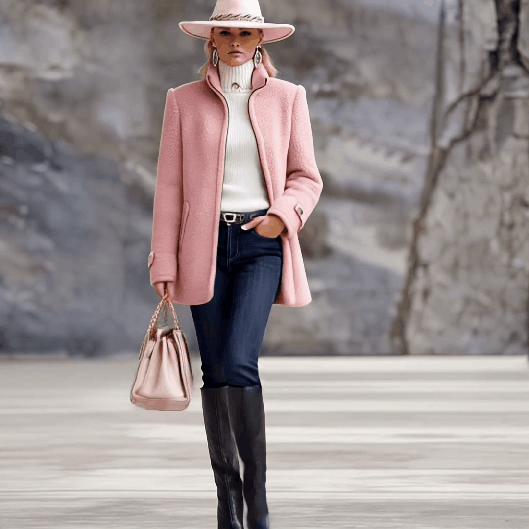 Veste en polaire zippée à col montant — Amielle Paris