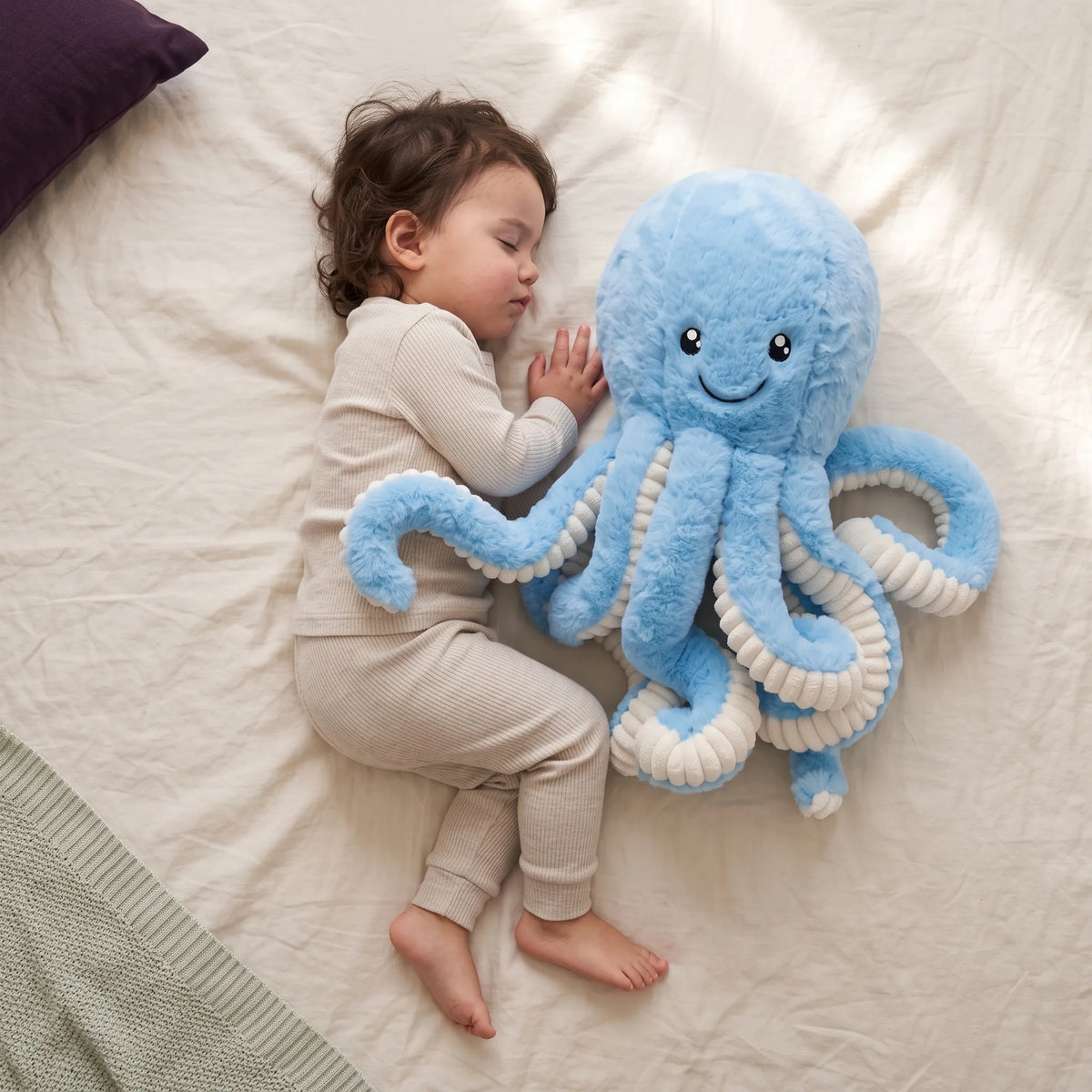 Peluche pieuvre aux tentacules texturés — vue 6