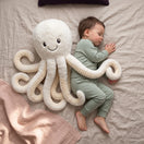 Peluche pieuvre aux tentacules texturés — vue 3