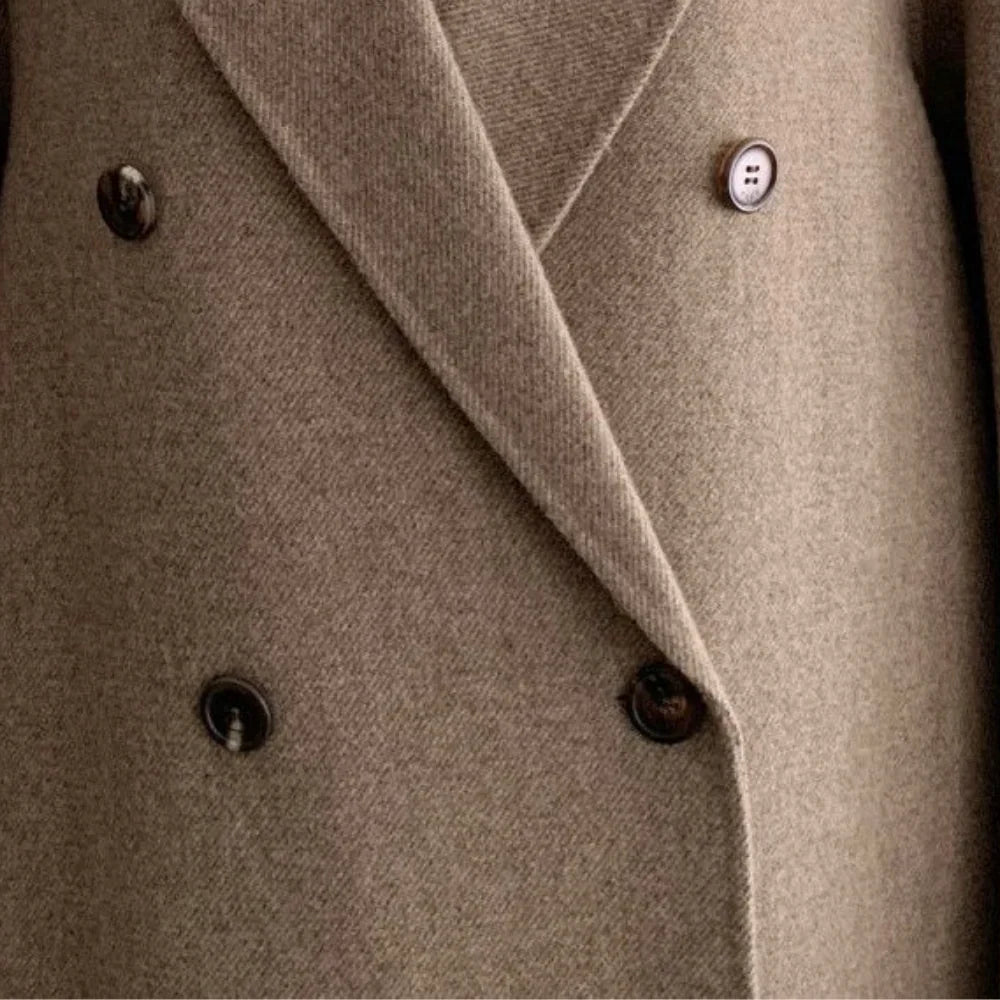Sienna — Manteau ample croisé et ceinturé — Amielle Paris