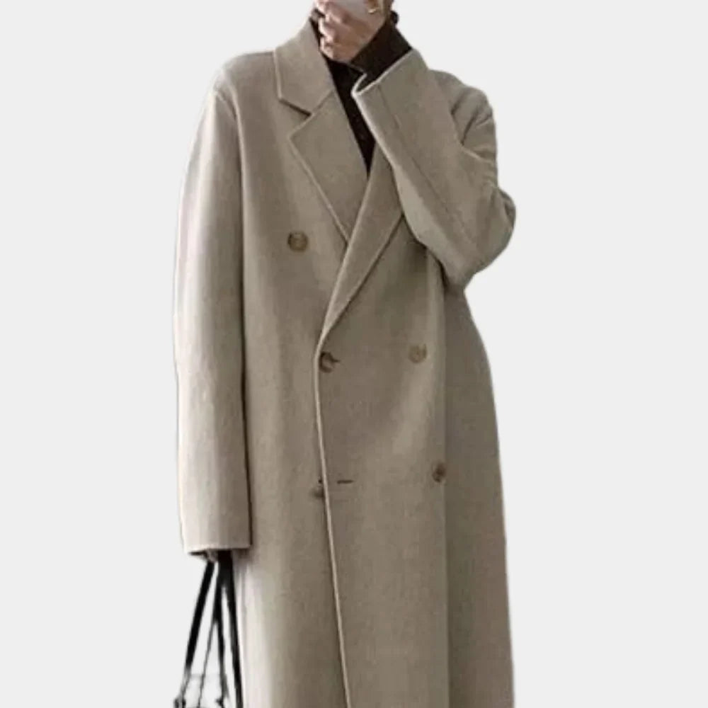 Sienna — Manteau ample croisé et ceinturé — Amielle Paris