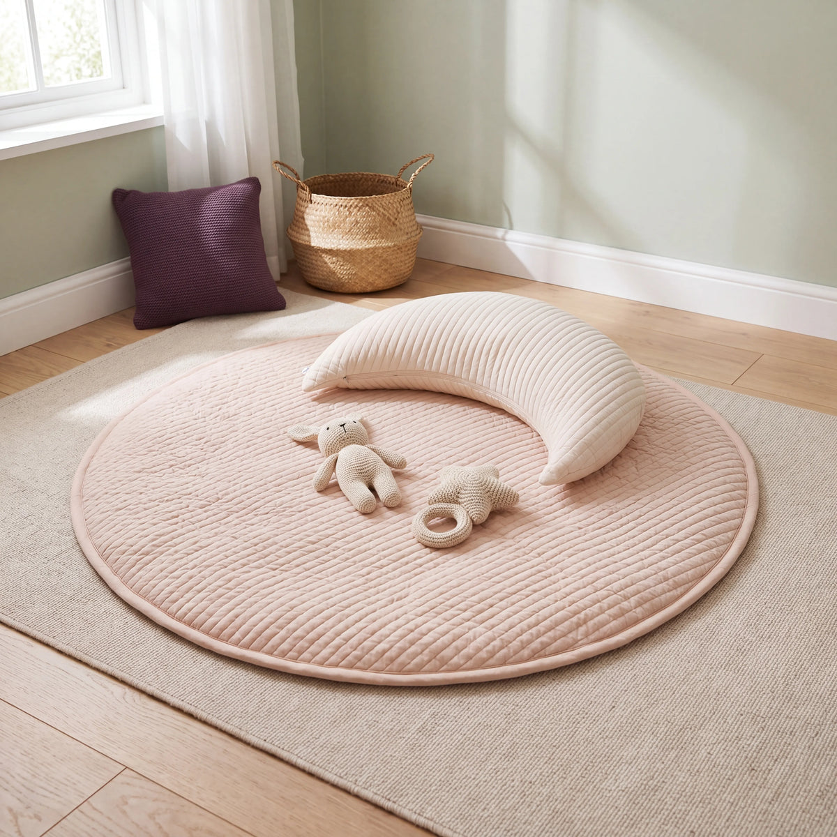 Tapis d’éveil rond déhoussable — 100 cm — vue 12
