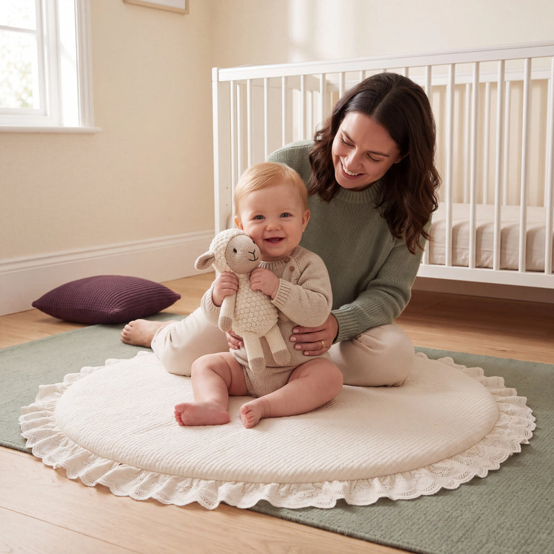 Tapis d’éveil rond déhoussable — 100 cm — vue 1